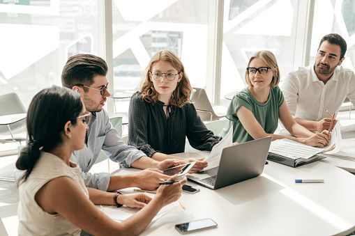 Person working in the office